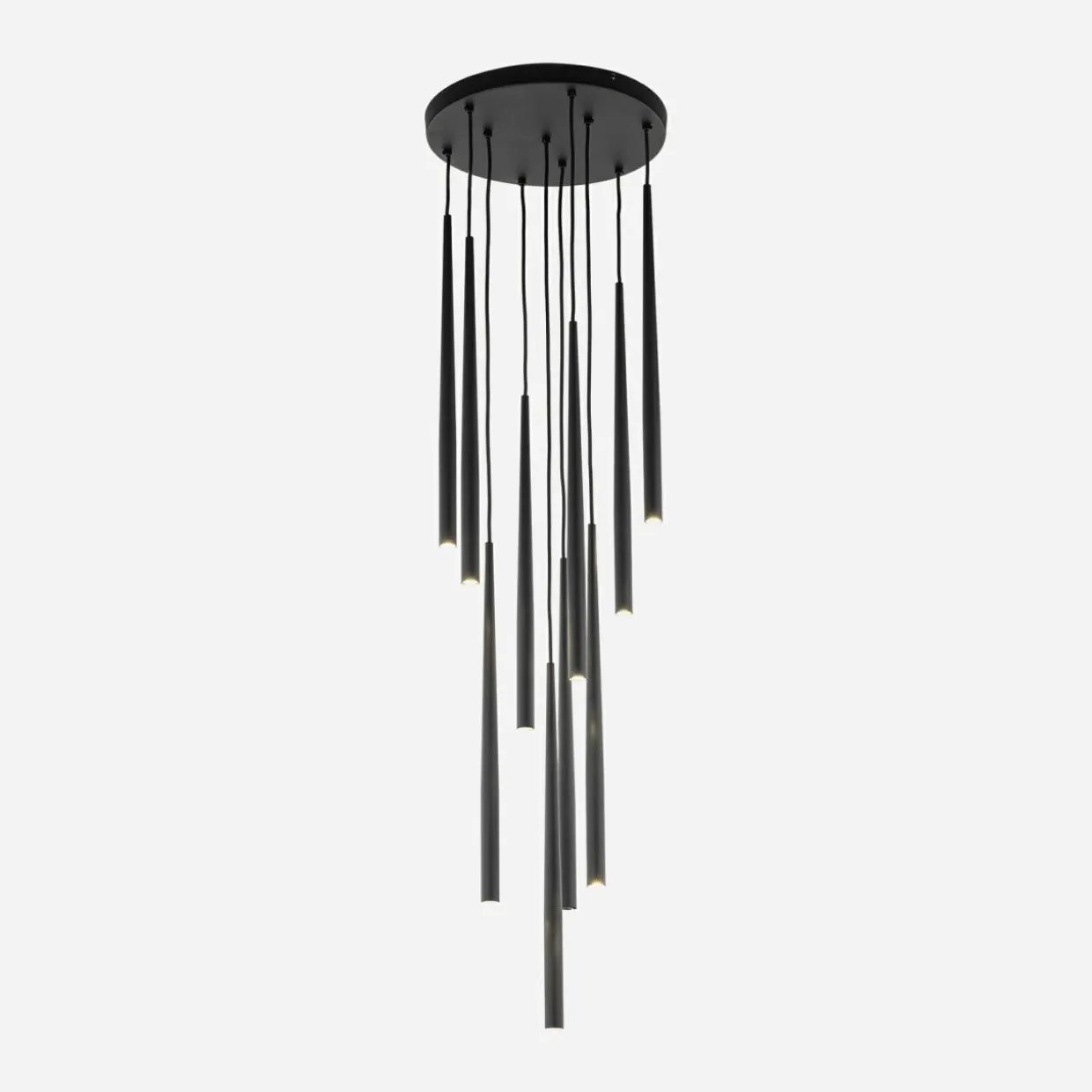 Lampa wisząca czarna PIANO BLACK X