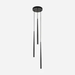 Lampa wisząca czarna PIANO BLACK III
