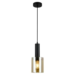 Lampa wisząca czarna SARDO