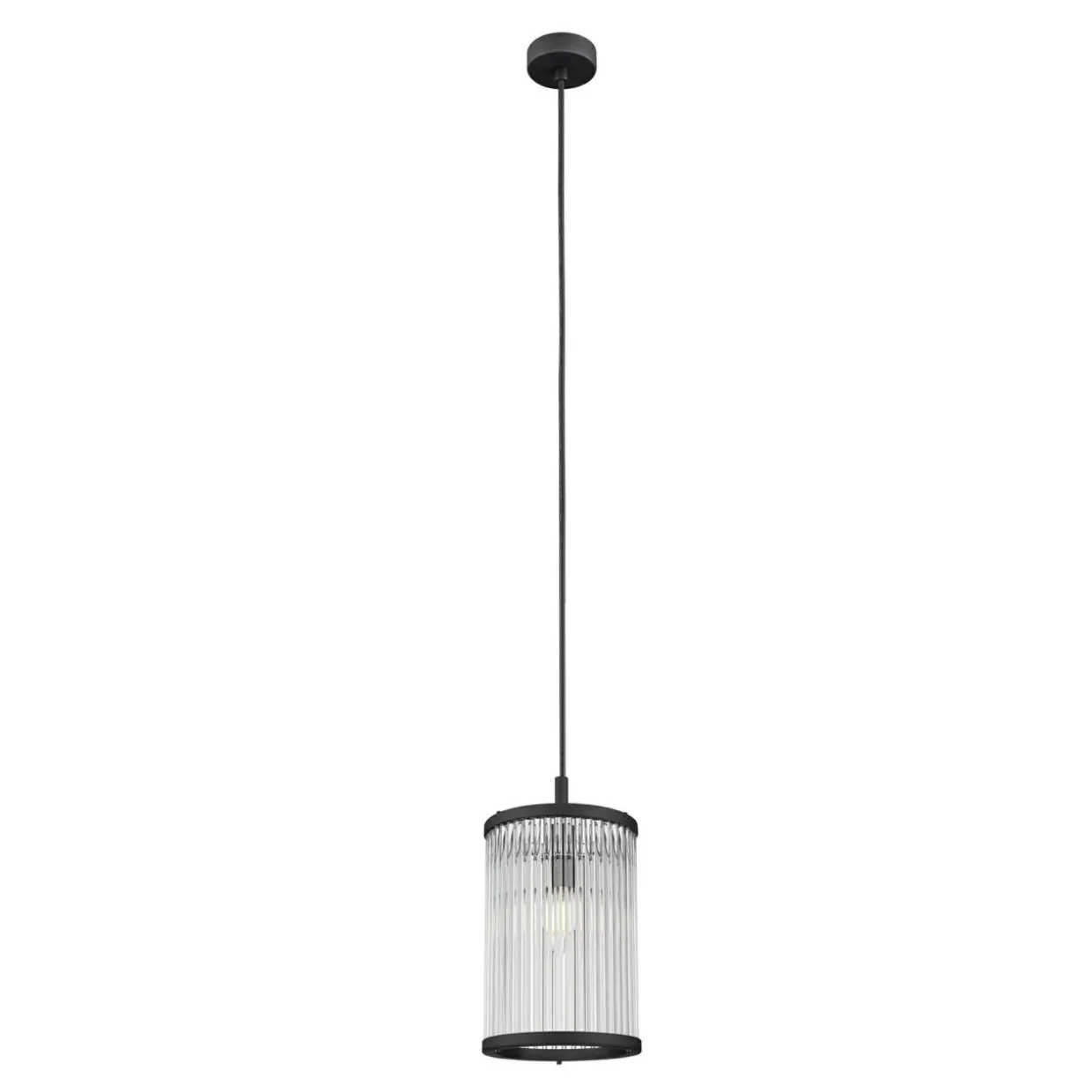 Lampa wisząca czarna SERGIO 15 cm