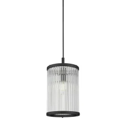 Lampa wisząca czarna SERGIO 15 cm