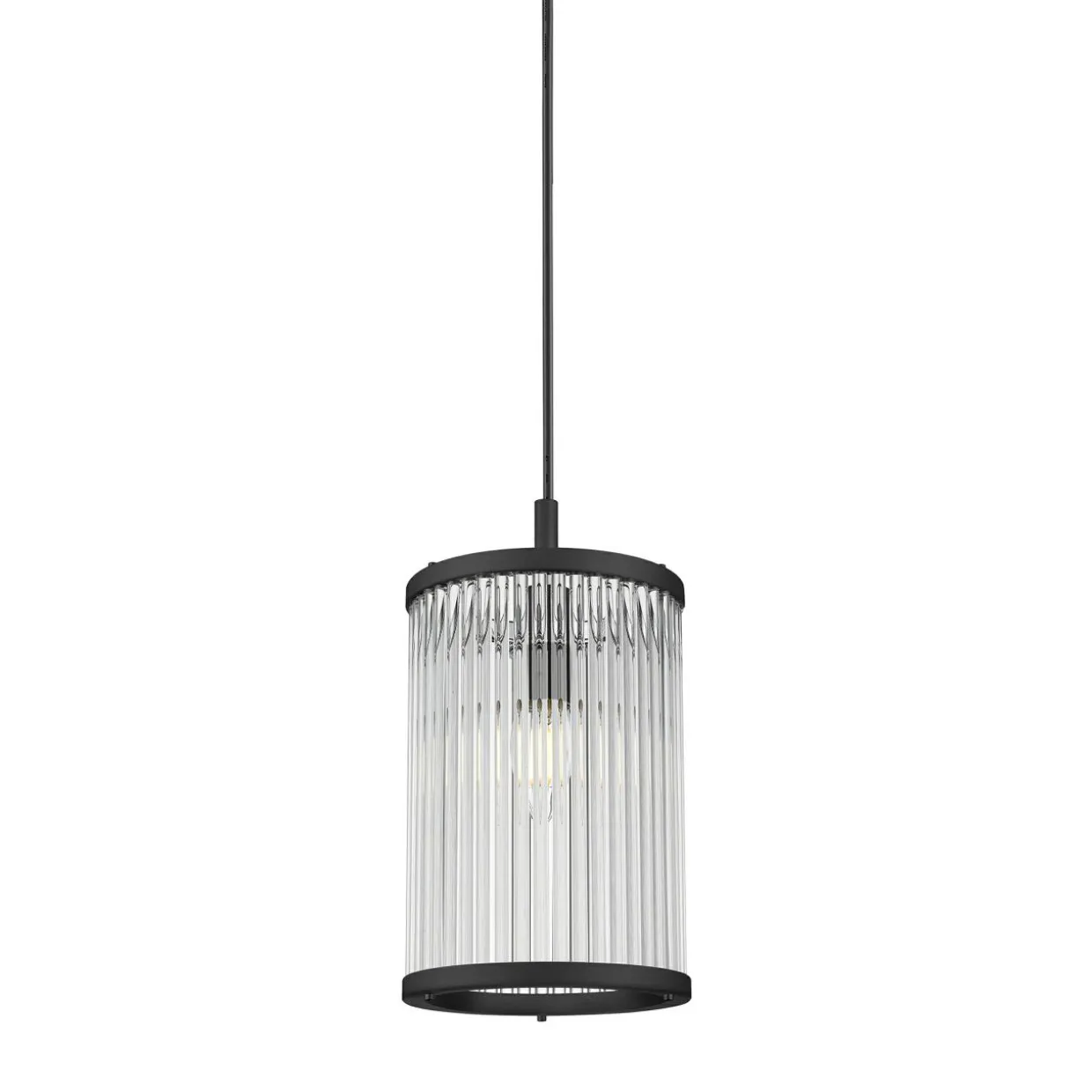 Lampa wisząca czarna SERGIO 15 cm