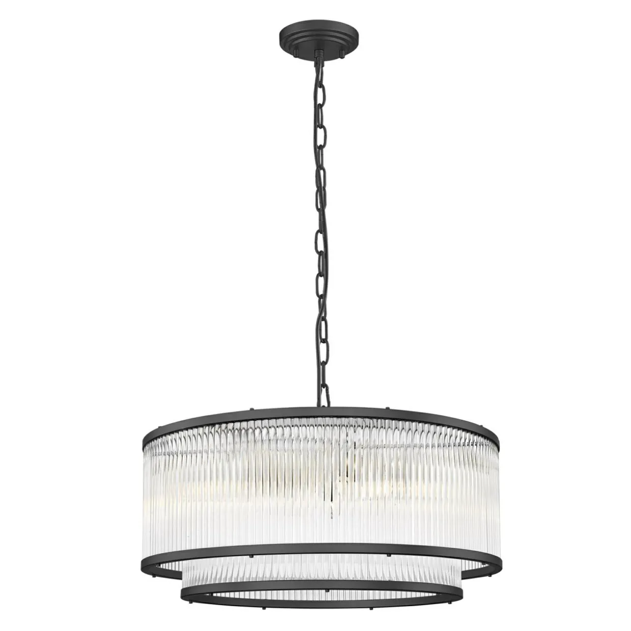 Lampa wisząca czarna SERGIO 50 cm