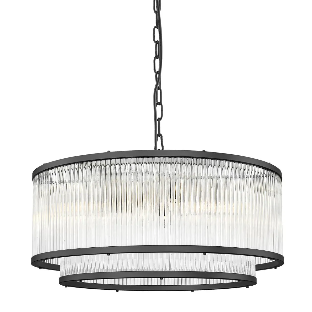 Lampa wisząca czarna SERGIO 50 cm