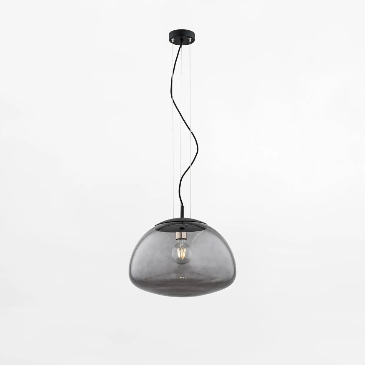 Lampa wisząca czarna TRINI fi 40 cm