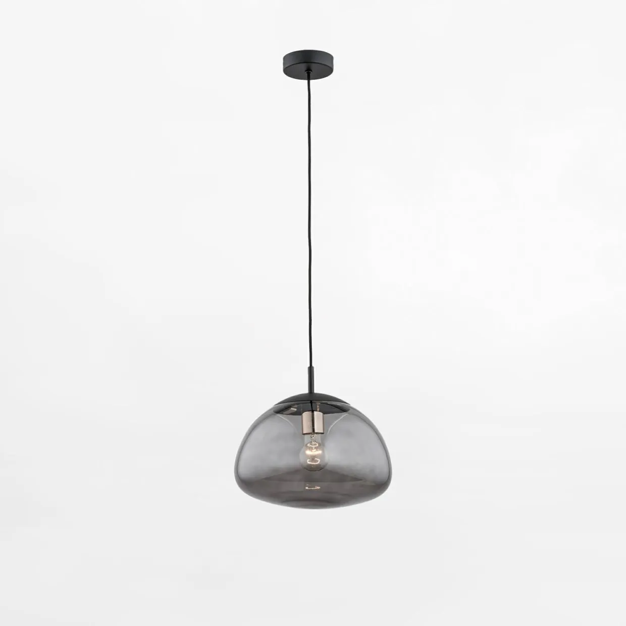 Lampa wisząca czarna TRINI fi 30 cm