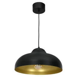 Lampa wisząca czarno-złota BASCA