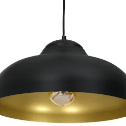 Lampa wisząca czarno-złota BASCA