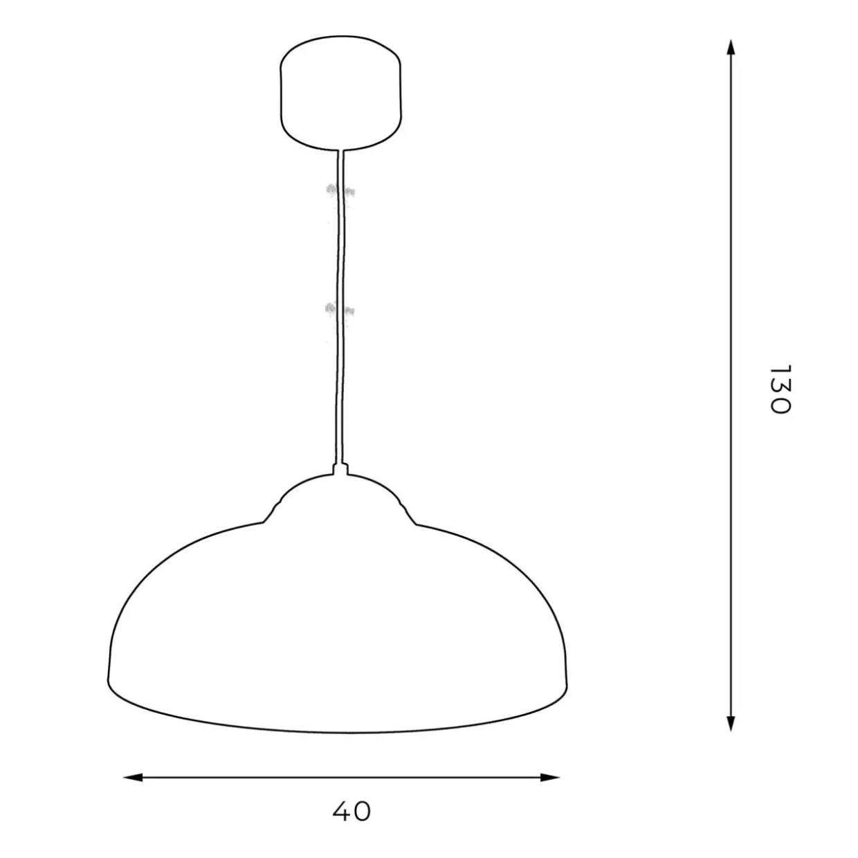Lampa wisząca czarno-złota BASCA