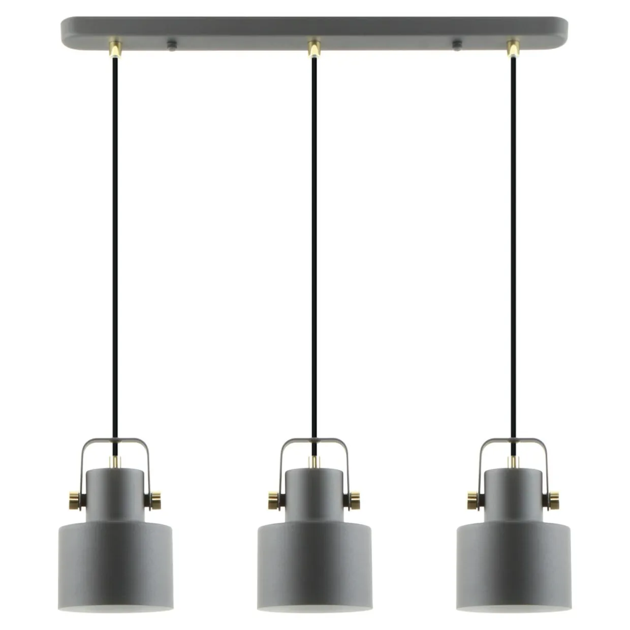 Lampa wisząca czarno-złota DRACO III