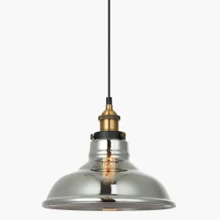 Lampa wisząca czarno-złota HUBERT