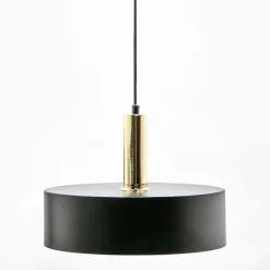 Lampa wisząca czarno-złota LEO 40,5 cm