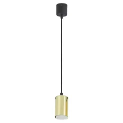 Lampa wisząca czarno-złota LOGAN I
