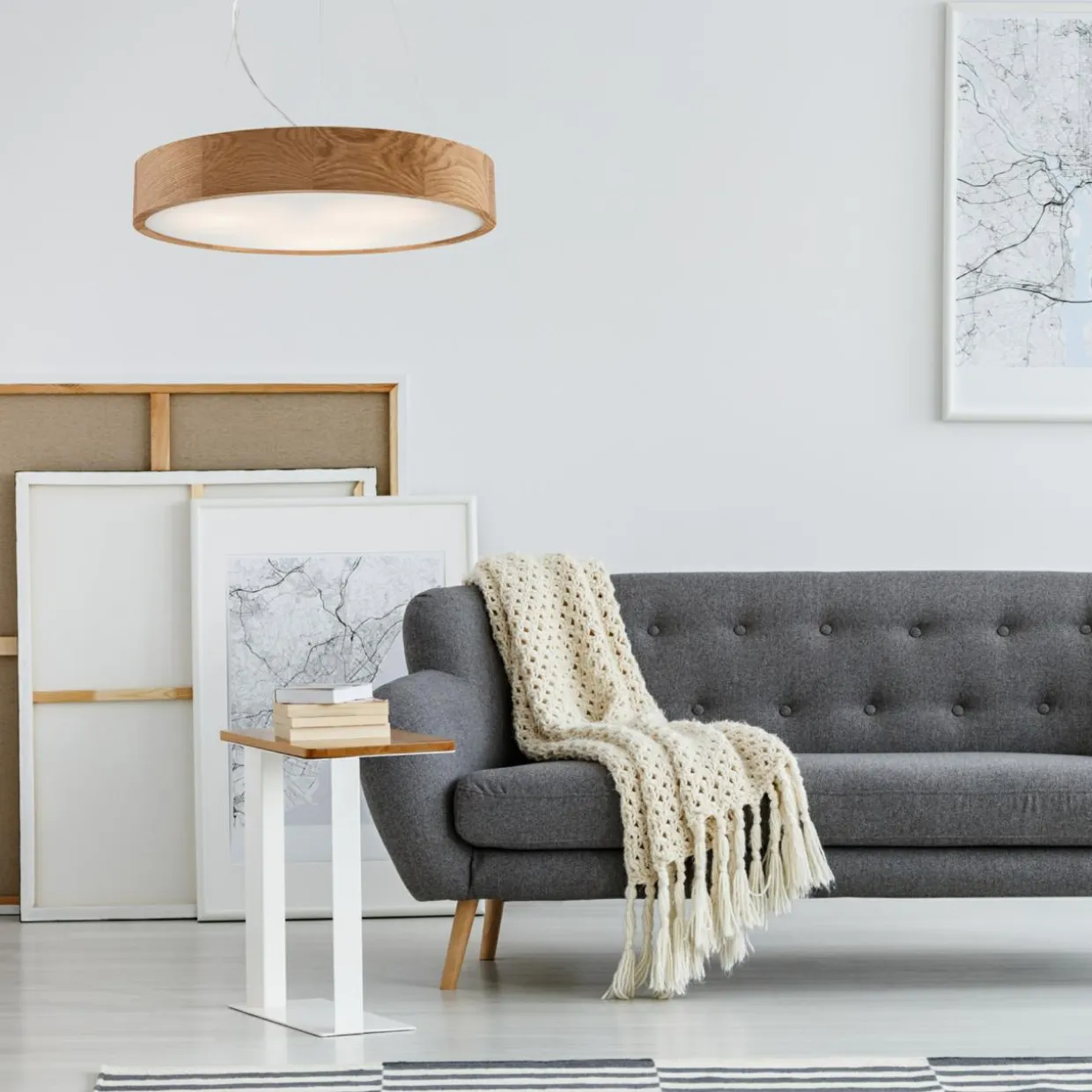 Lampa wisząca dąb EVELINE