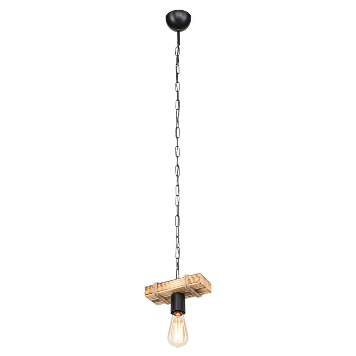 Lampa wisząca drewniana LAGUN I