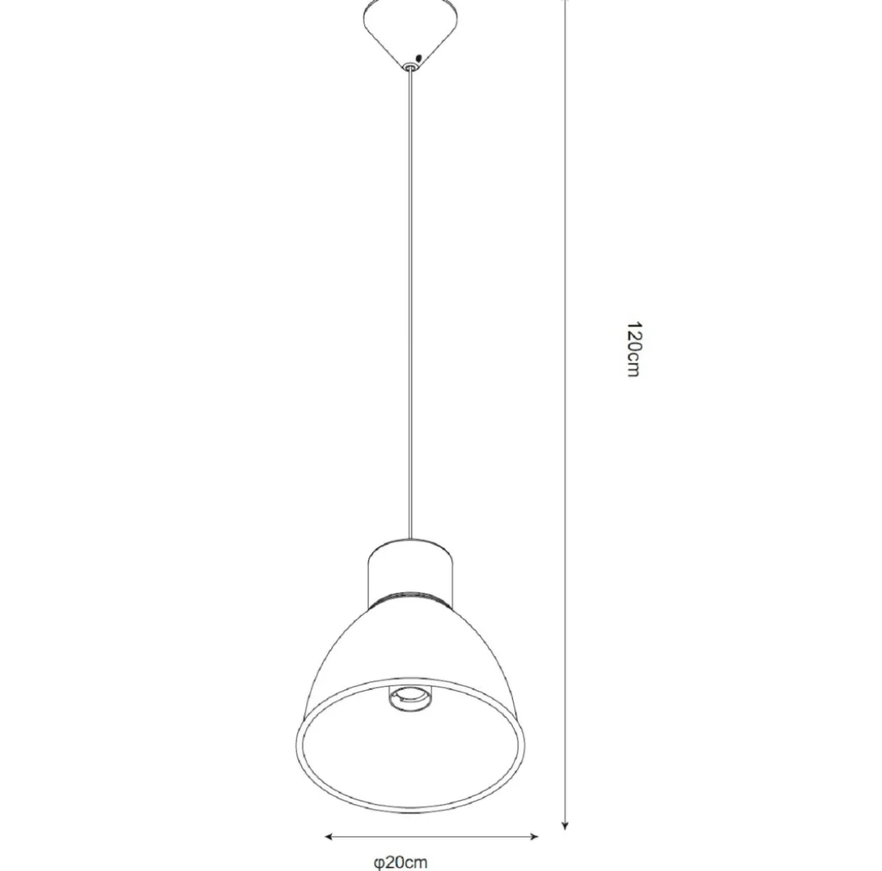 Lampa wisząca ELSTRA P16151-WH