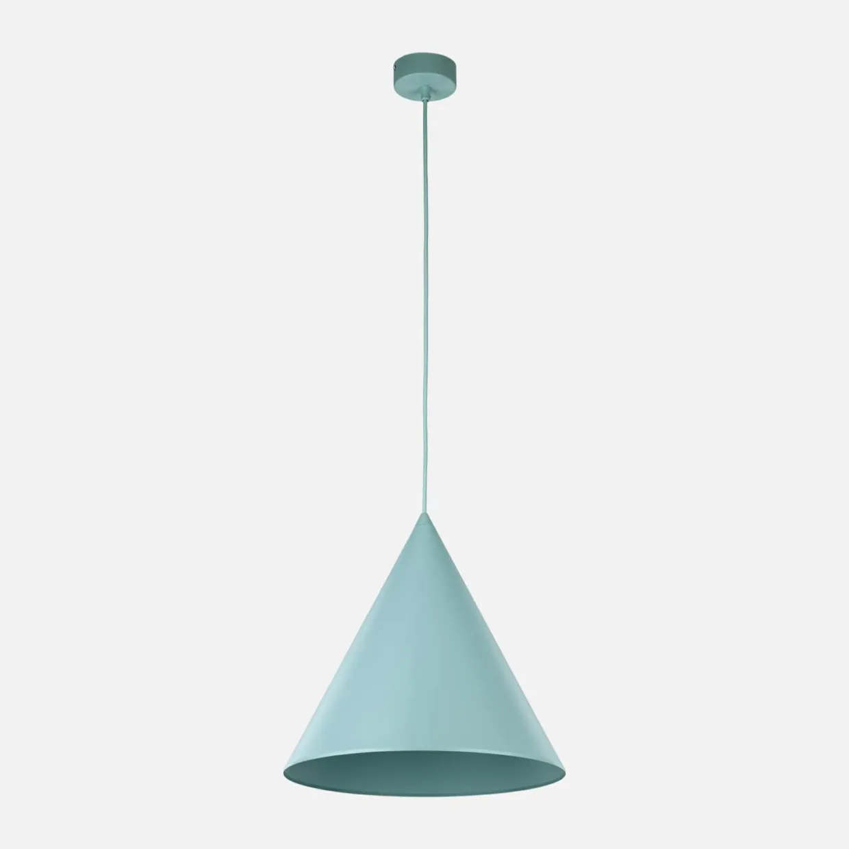 Lampa wisząca geometryczna miętowa CONO