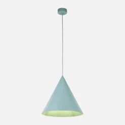 Lampa wisząca geometryczna miętowa CONO