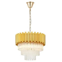Lampa wisząca glamour złota PRIMA