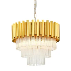 Lampa wisząca glamour złota PRIMA