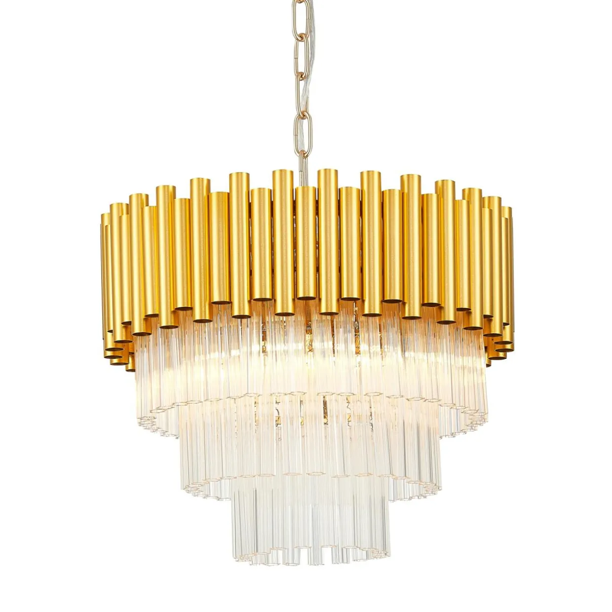 Lampa wisząca glamour złota PRIMA