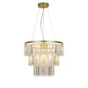 Lampa wisząca glamour złota TIFANNY