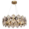 Lampa wisząca glamour złota TIARA