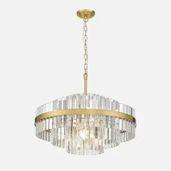 Lampa wisząca glamour złota CONSTANTINOPLE 60 cm