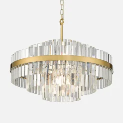 Lampa wisząca glamour złota CONSTANTINOPLE 60 cm