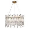 Lampa wisząca glamour złota CROWN