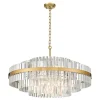 Lampa wisząca glamour złota CONSTANTINOPLE 80 cm