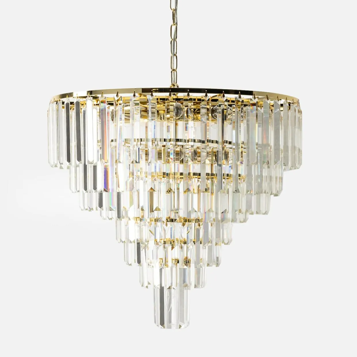Lampa wisząca glamour złota VERSAILLES
