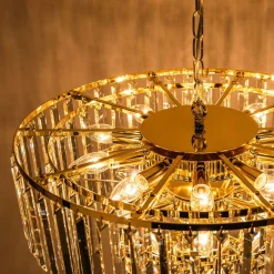 Lampa wisząca glamour złota VERSAILLES