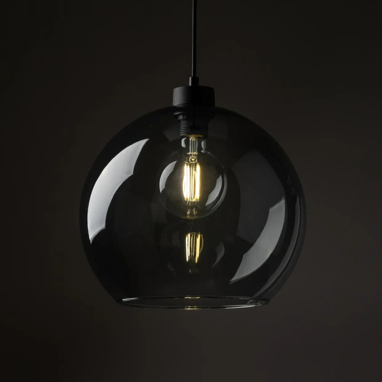 Lampa wisząca grafitowa CUBUS