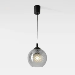 Lampa wisząca grafitowa MIX fi 18 cm