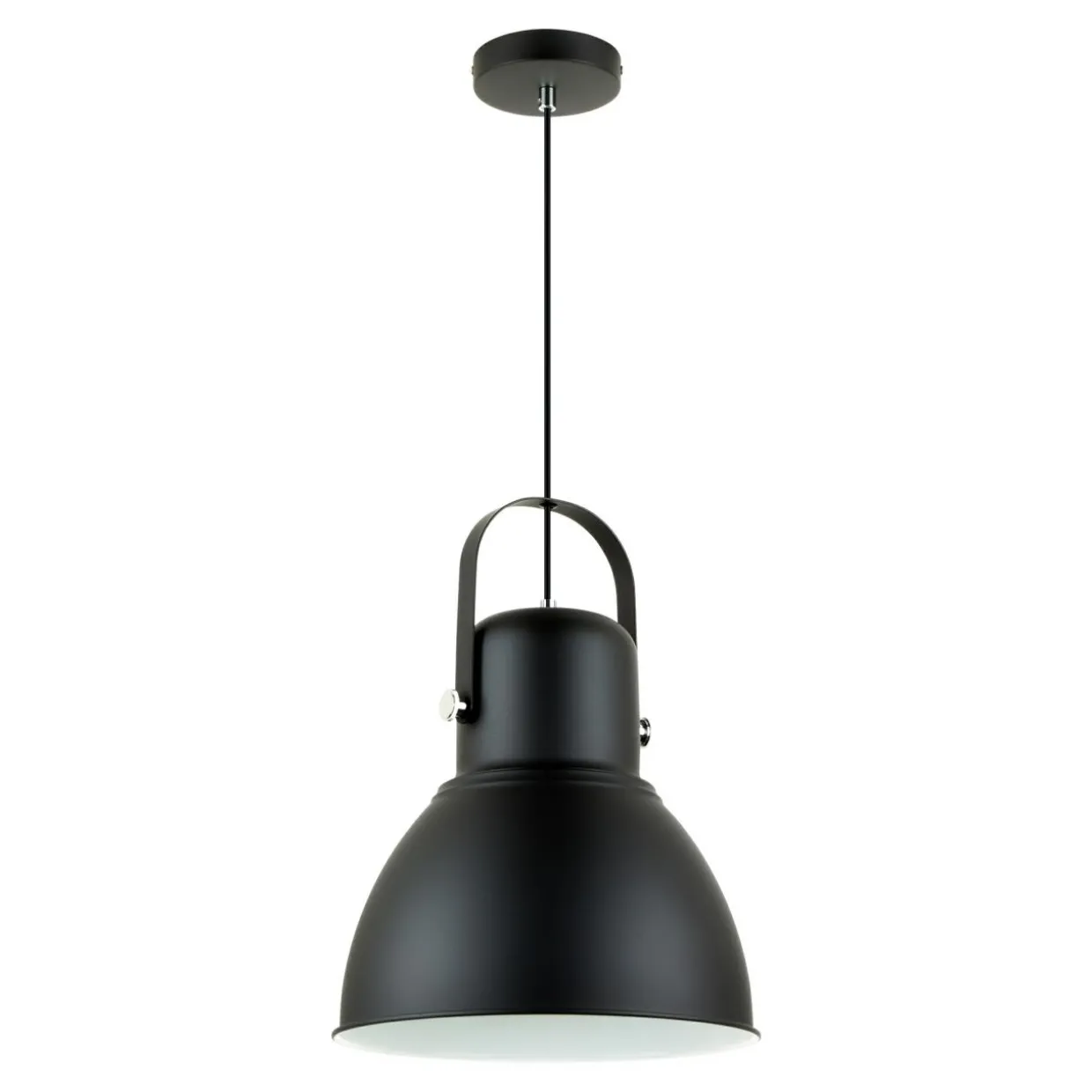 Lampa wisząca industrialna czarna KAIROS