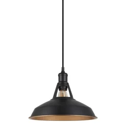 Lampa wisząca industrialna czarna FREYA