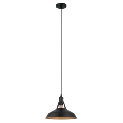 Lampa wisząca industrialna czarna FREYA