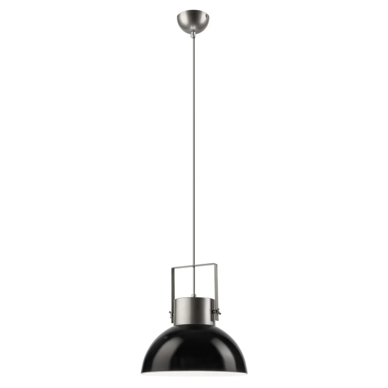Lampa wisząca industrialna czarna KIRA