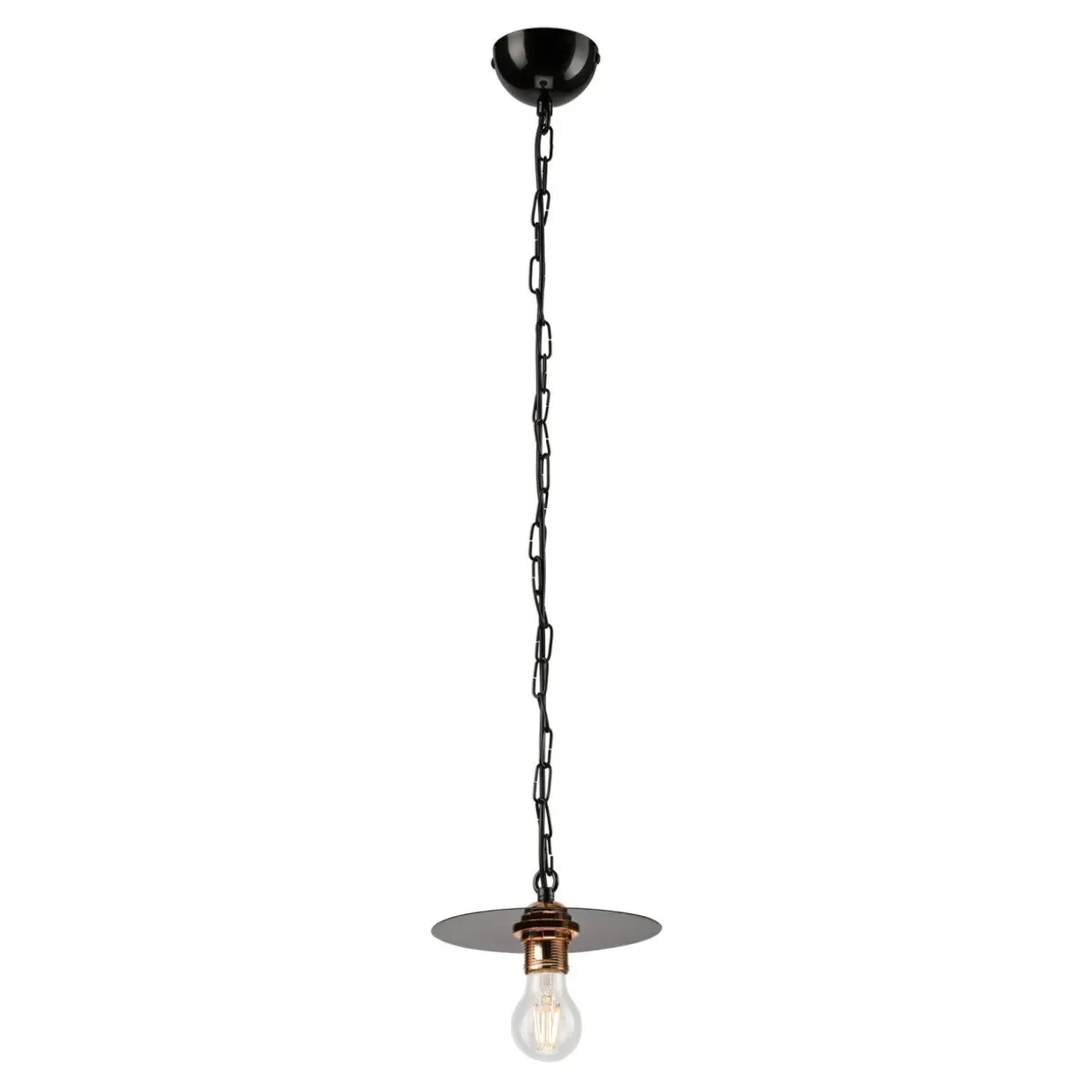 Lampa wisząca industrialna czarna ALICE