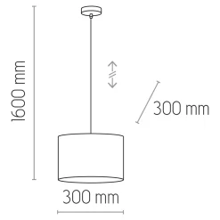 Lampa wisząca JUTA 1 6580