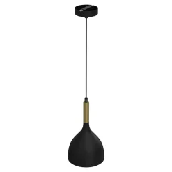Lampa wisząca kielich czarno-złota NOAK I