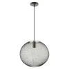 Lampa wisząca kula czarna ORION