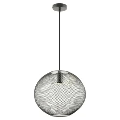 Lampa wisząca kula czarna ORION