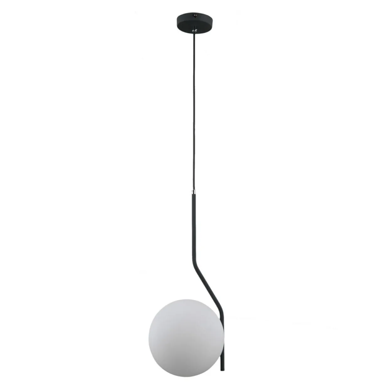 Lampa wisząca kula grafitowa CARIMI