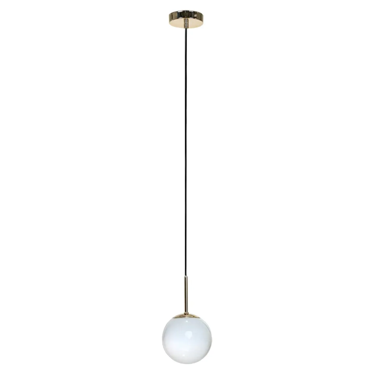 Lampa wisząca kula 1-punktowa złota AURORA