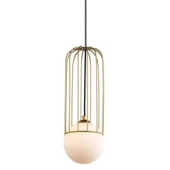 Lampa wisząca kula złota SIMON