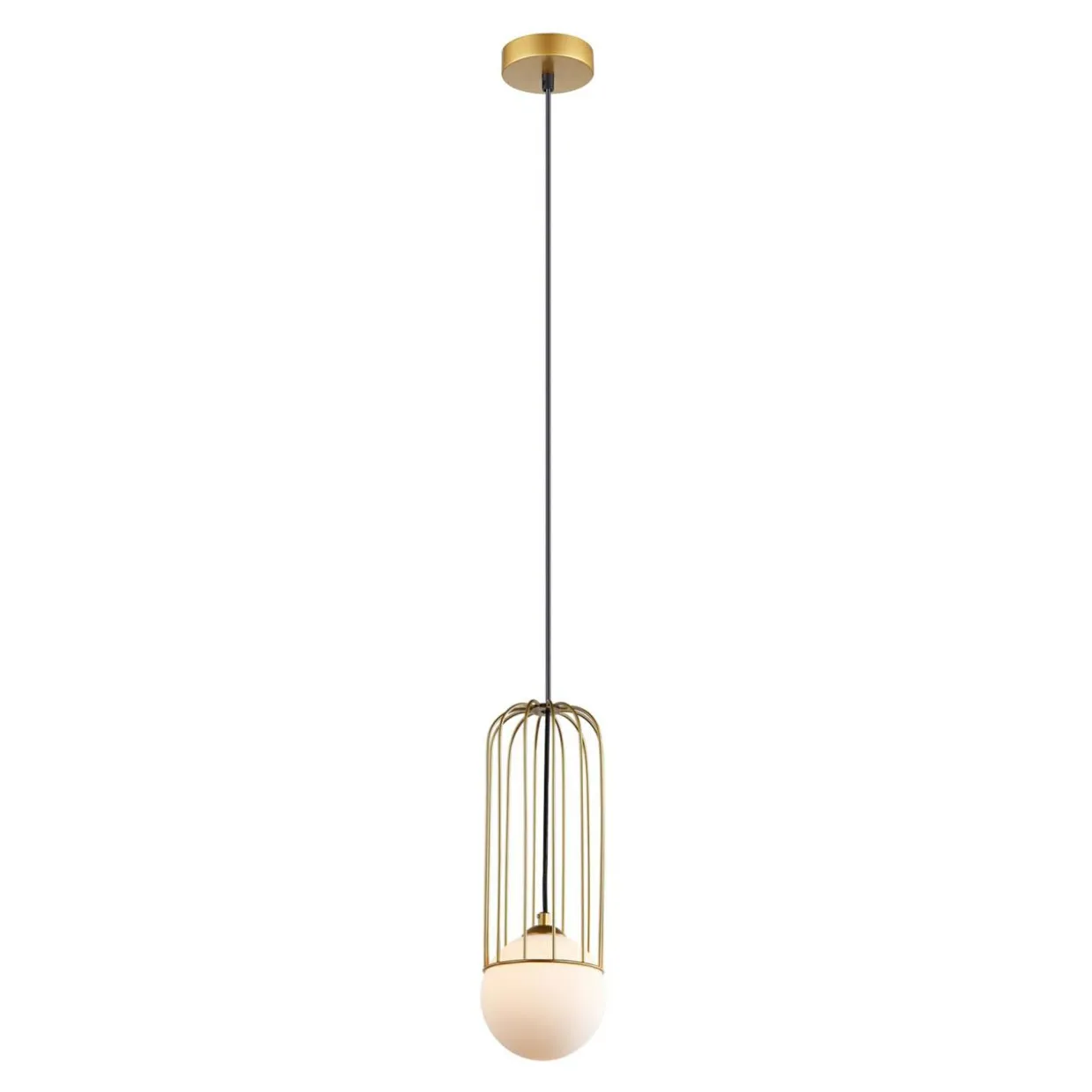 Lampa wisząca kula złota SIMON