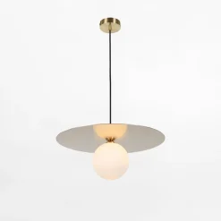 Lampa wisząca kula złota SPOLETTO