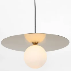 Lampa wisząca kula złota SPOLETTO
